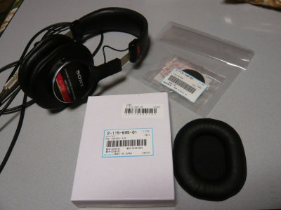MDR-CD900STとイアーパッド
